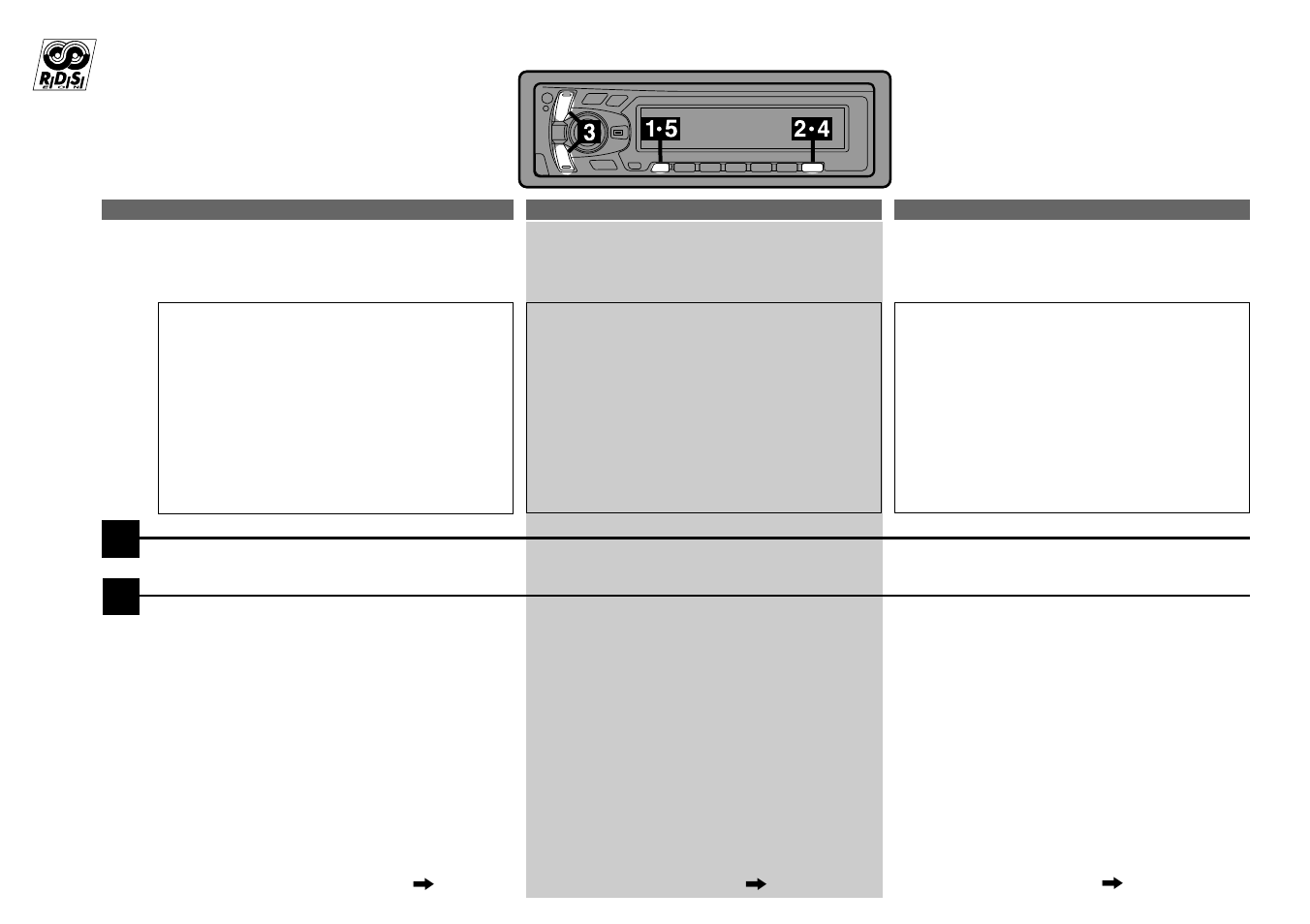 Priority pty (programme type), Prioridad del tipo de programa (pty), Pty (programme type) prioritaire | Alpine CTA-1502R User Manual | Page 47 / 88