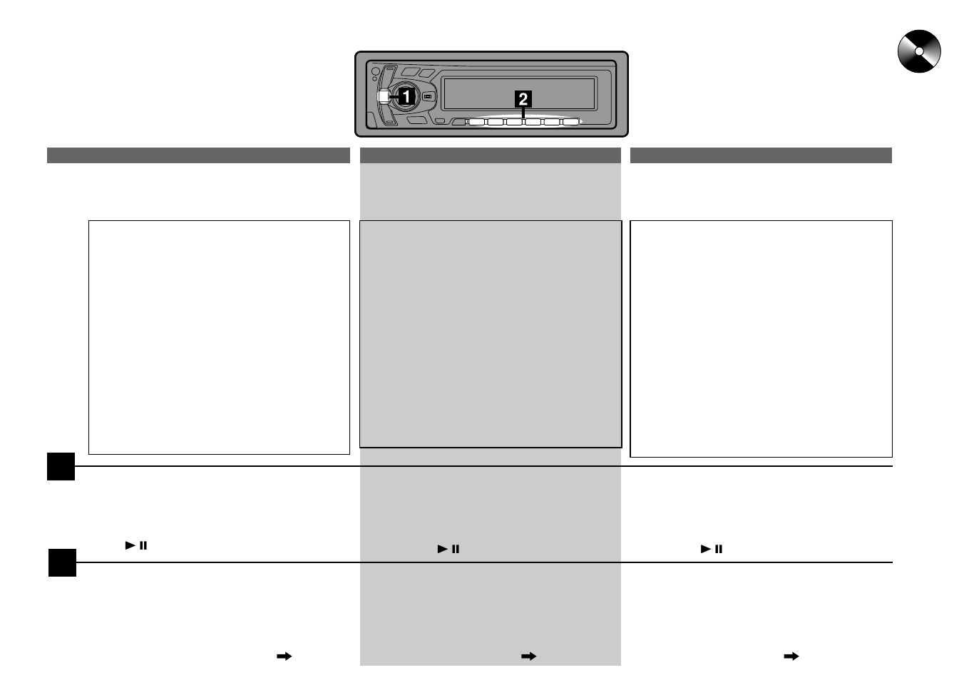 Controlling cd shuttle (optional), Commande d'un changeur cd (optionnel) | Alpine CTA-1502R User Manual | Page 52 / 88