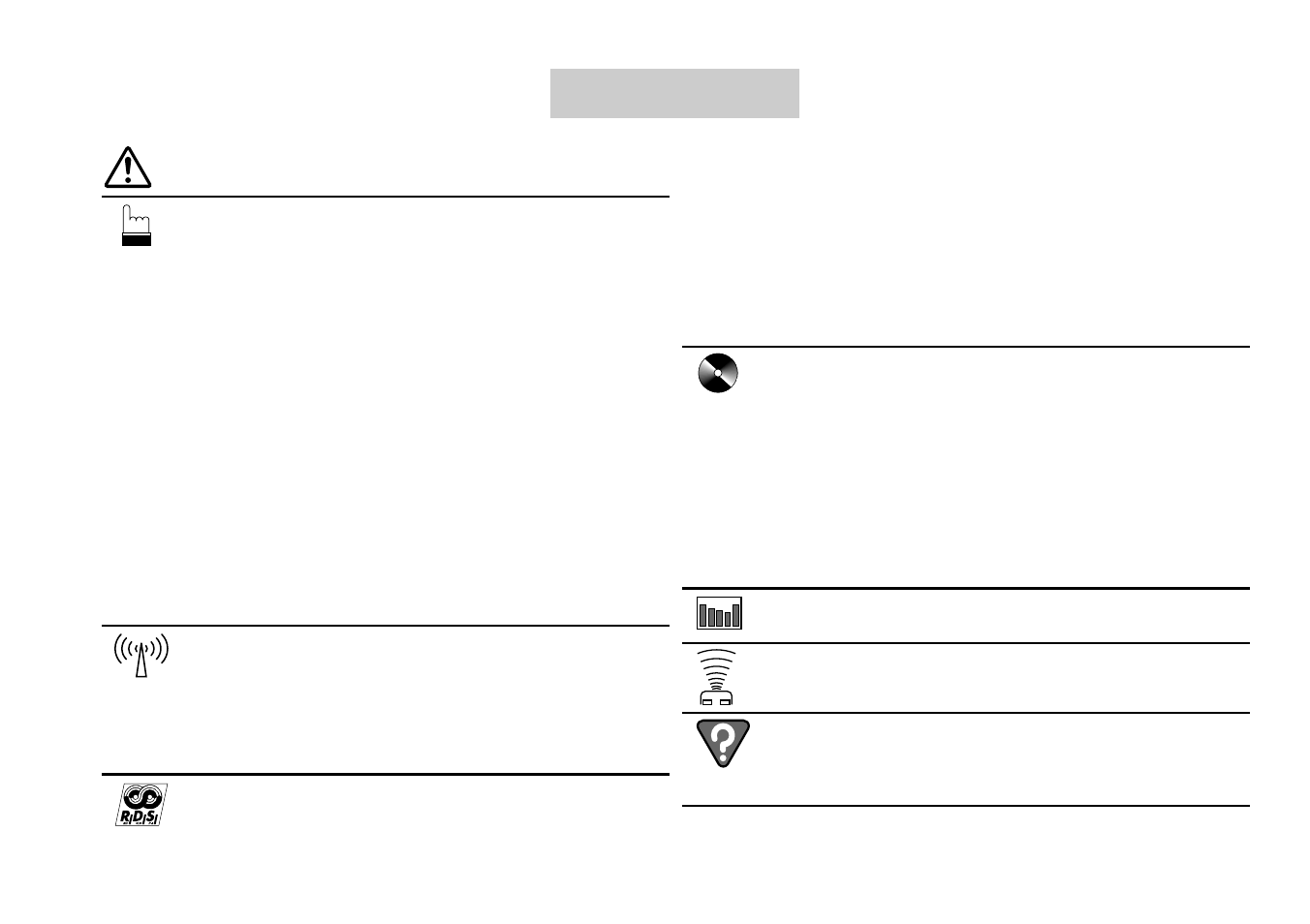 Indice | Alpine CTA-1502R User Manual | Page 9 / 88