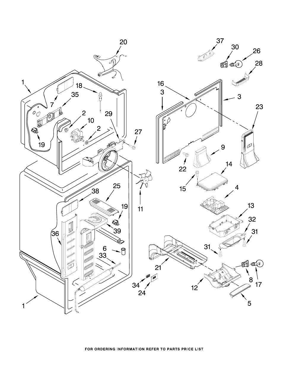 Liner, Liner parts | Whirlpool WRT771REYB User Manual | Page 3 / 14