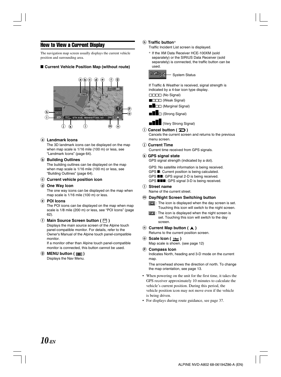 How to view a current display | Alpine NVD-A802 User Manual | Page 13 / 252