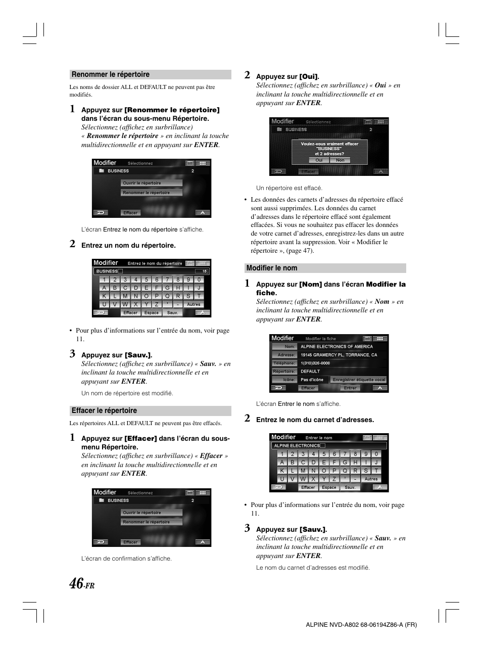 Alpine NVD-A802 User Manual | Page 131 / 252