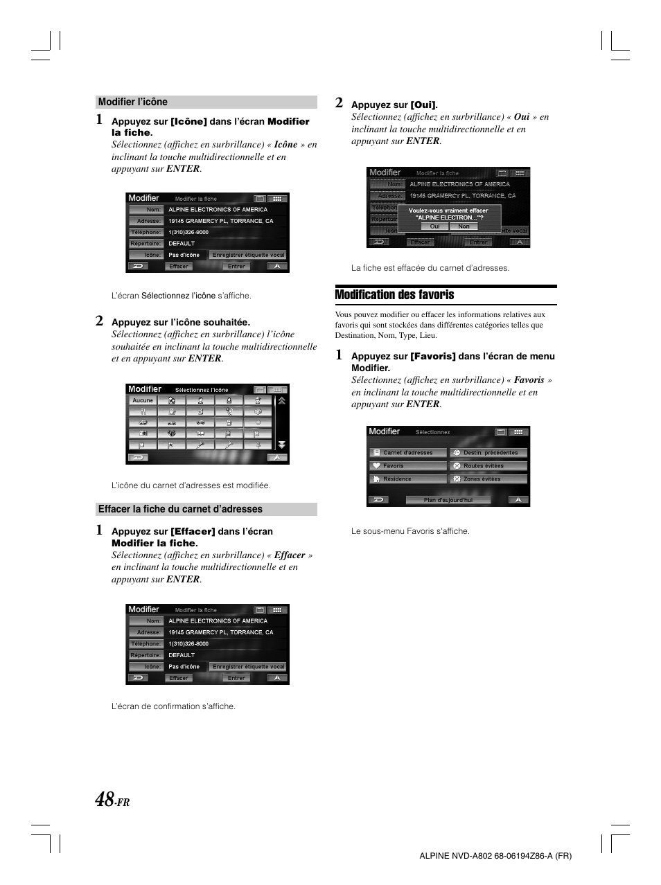 Alpine NVD-A802 User Manual | Page 133 / 252
