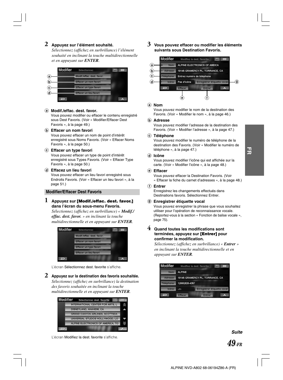 Alpine NVD-A802 User Manual | Page 134 / 252