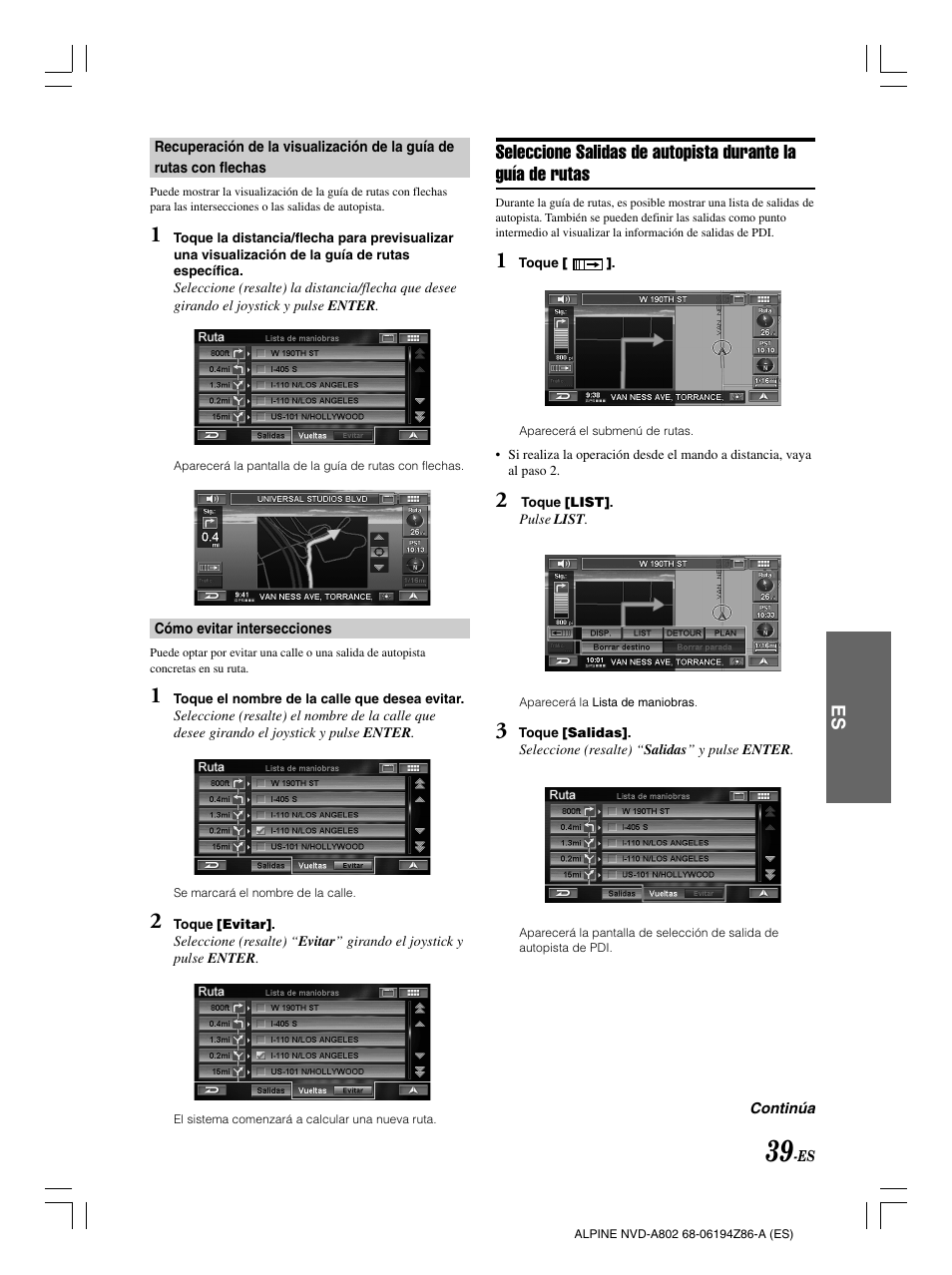 Alpine NVD-A802 User Manual | Page 206 / 252