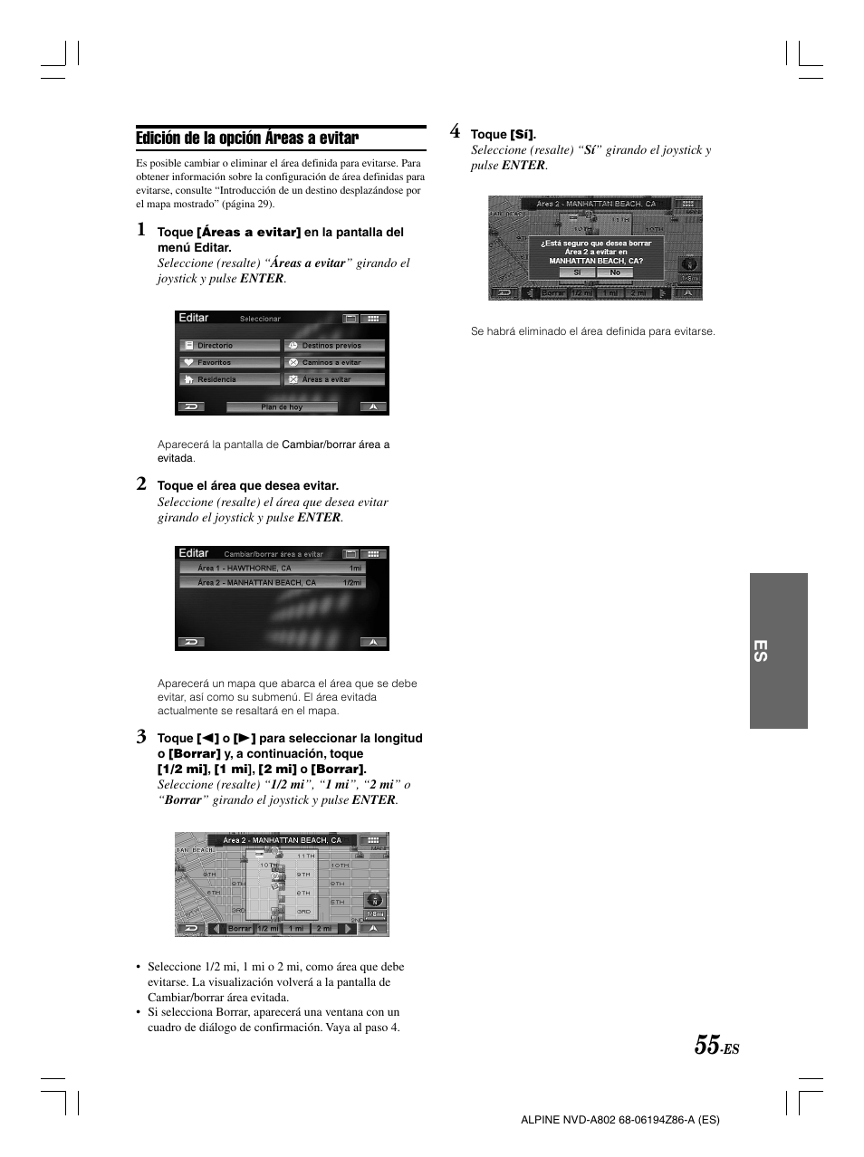 Alpine NVD-A802 User Manual | Page 222 / 252