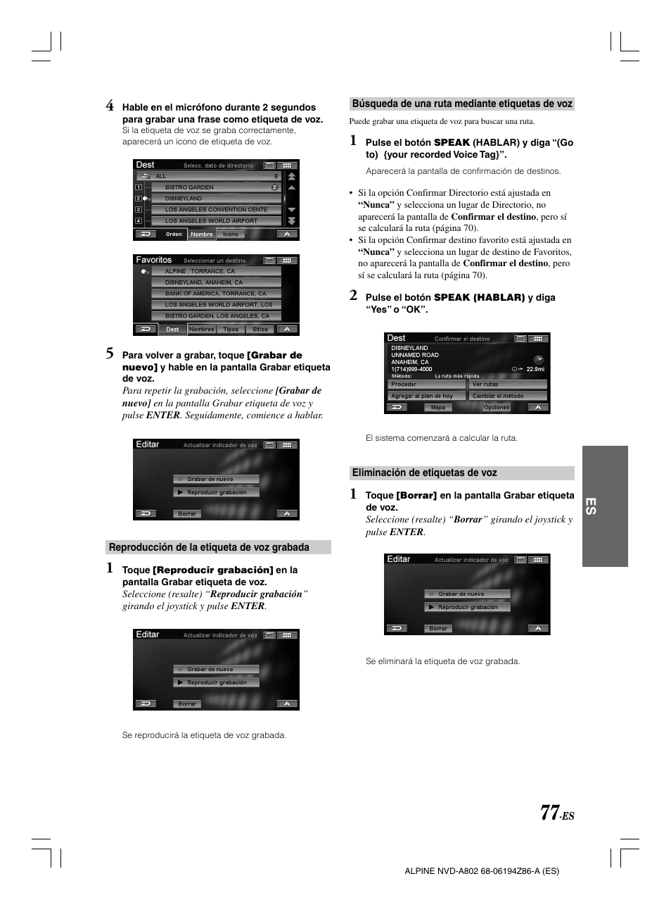 Alpine NVD-A802 User Manual | Page 244 / 252