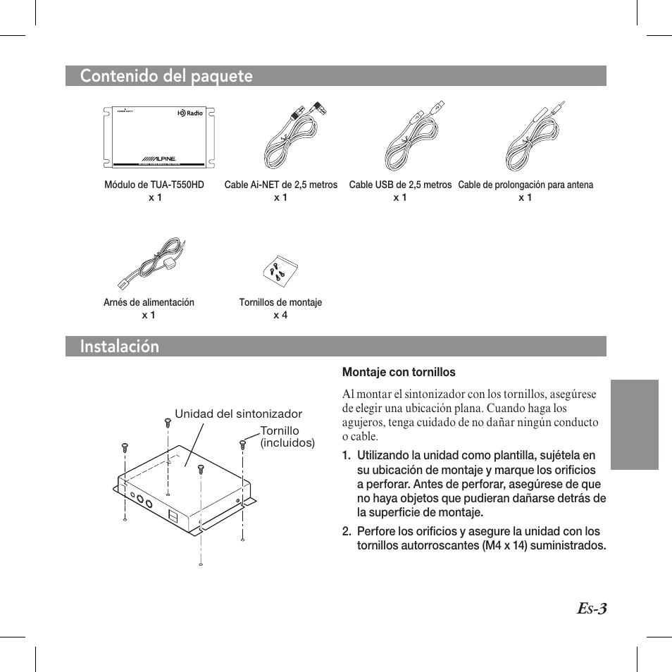 Alpine TUA-T550HD User Manual | Page 17 / 24