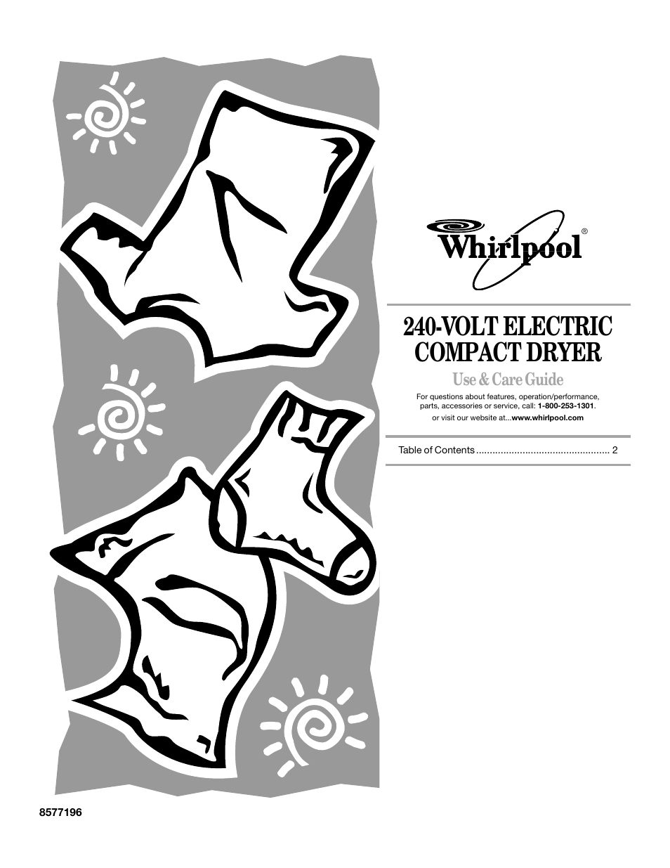 Whirlpool LER3622PQ User Manual | 24 pages