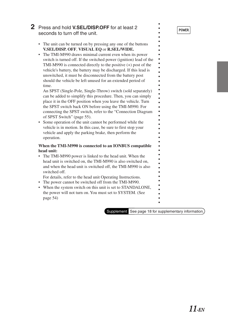 Alpine TMI-M990 User Manual | Page 15 / 68