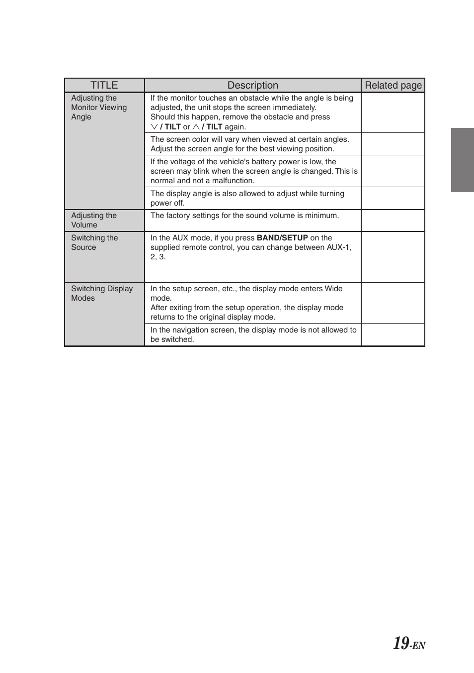 Alpine TMI-M990 User Manual | Page 23 / 68