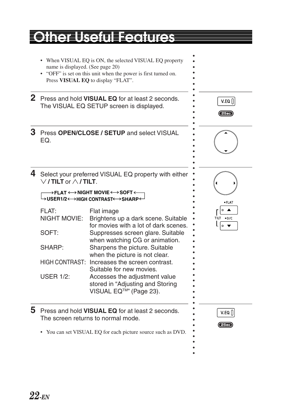 Other useful features | Alpine TMI-M990 User Manual | Page 26 / 68