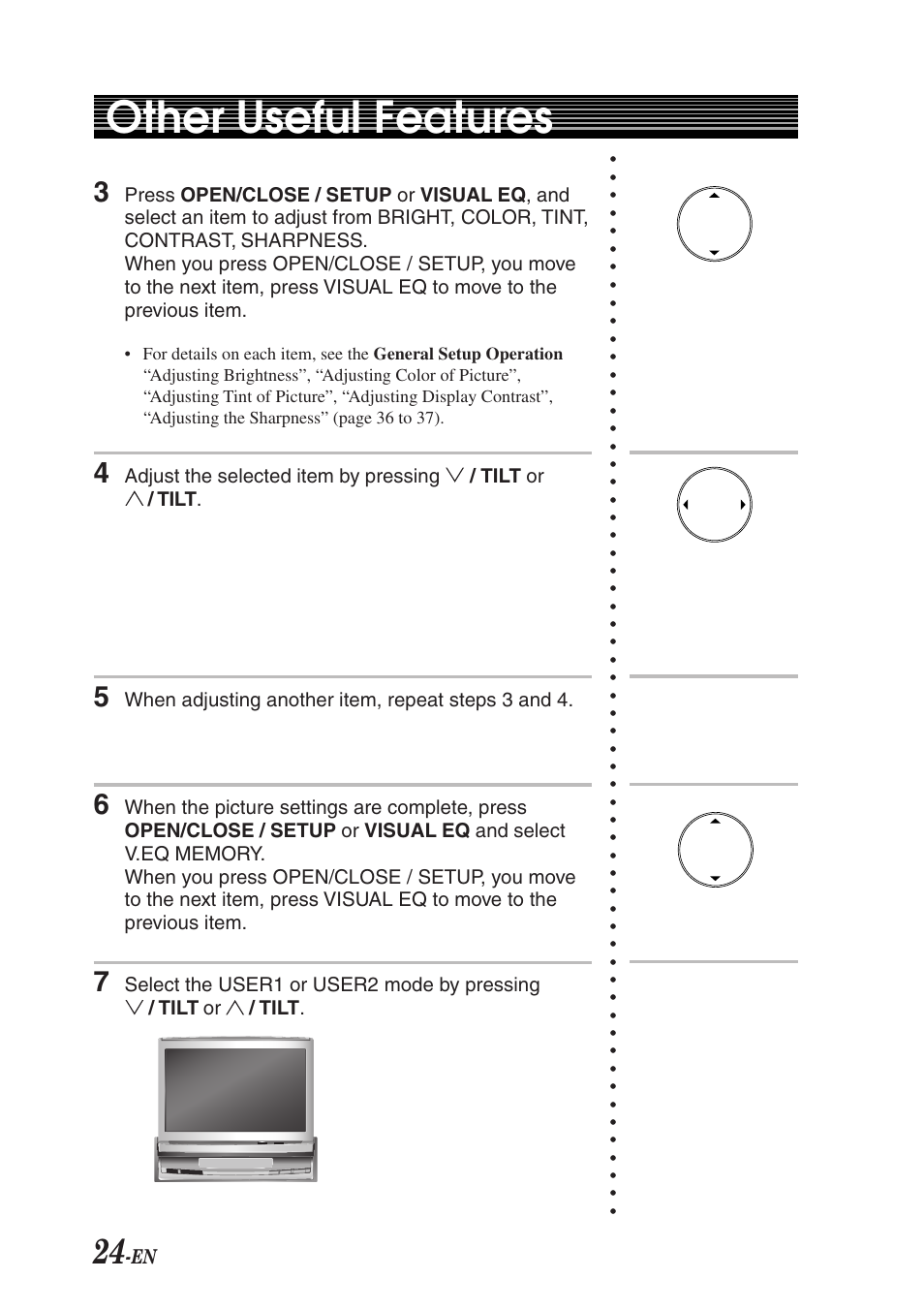 Other useful features | Alpine TMI-M990 User Manual | Page 28 / 68