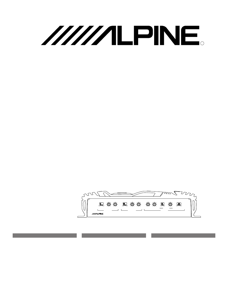 Alpine MRV-F307 User Manual | 20 pages