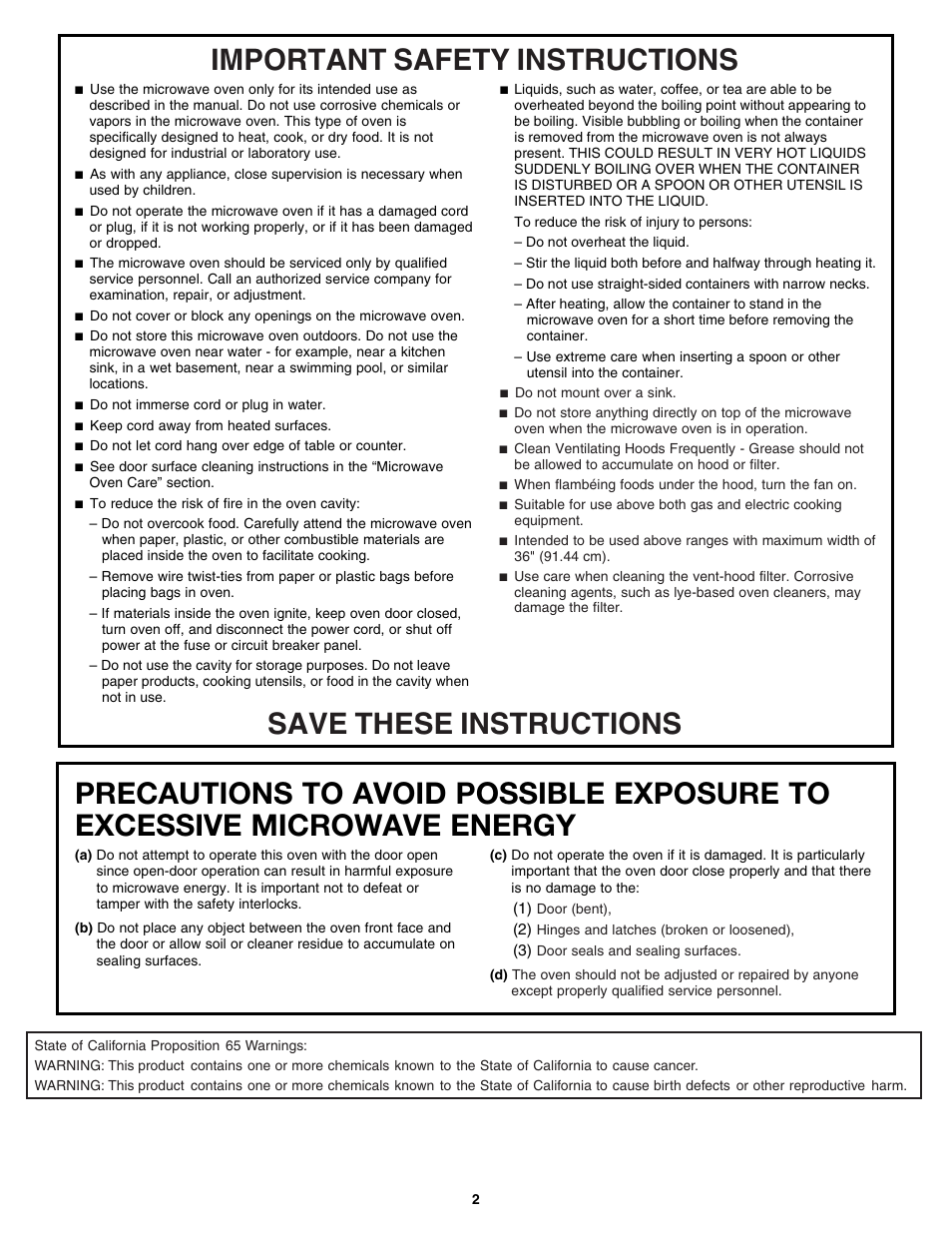 Whirlpool WMH76719CS User Manual | Page 2 / 8