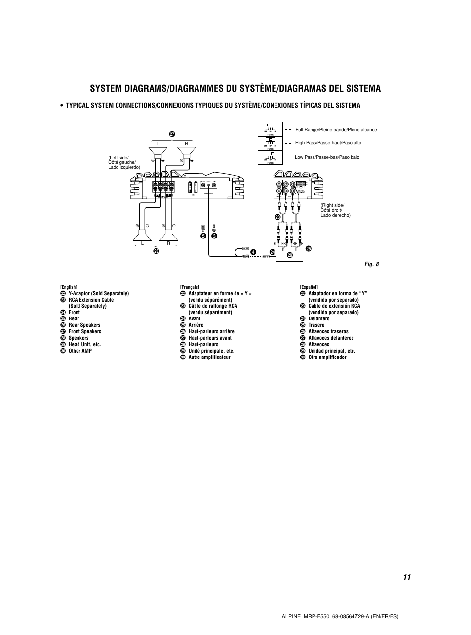 Alpine MRP-F550 User Manual | Page 11 / 20