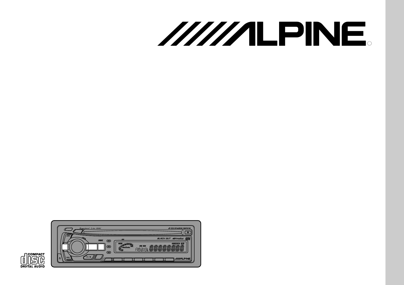 Alpine CDA-7944R User Manual | 88 pages