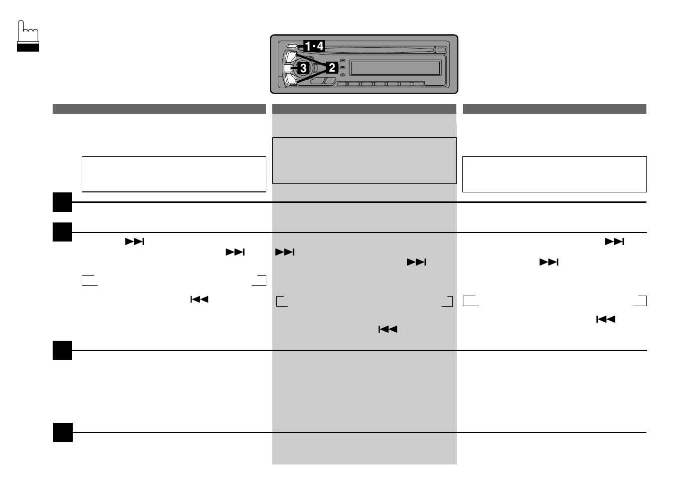 Sound (beep) guide function, Guide sonore (bip), Función de guía acústica (pitido) | Alpine CDA-7944R User Manual | Page 21 / 88