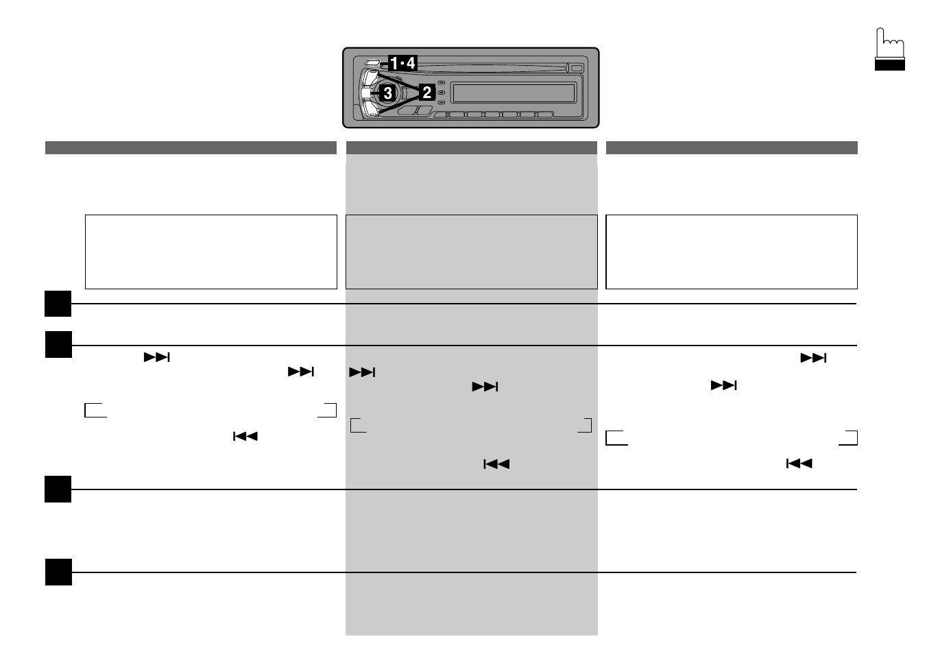 Mise en et hors service de la sortie numérique, Activación y desactivación de la salida digital, Digital output on and off | Alpine CDA-7944R User Manual | Page 30 / 88