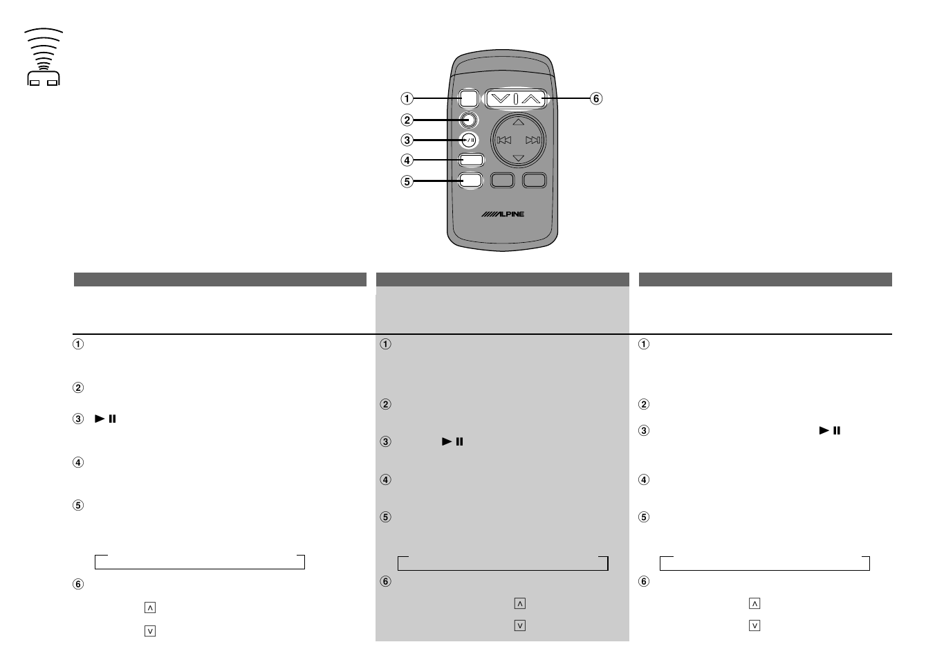 Controls on remote control (rue-4185 supplied), Commandes sur la télé- commande, Controles del controlador remoto | Alpine CDA-7944R User Manual | Page 69 / 88