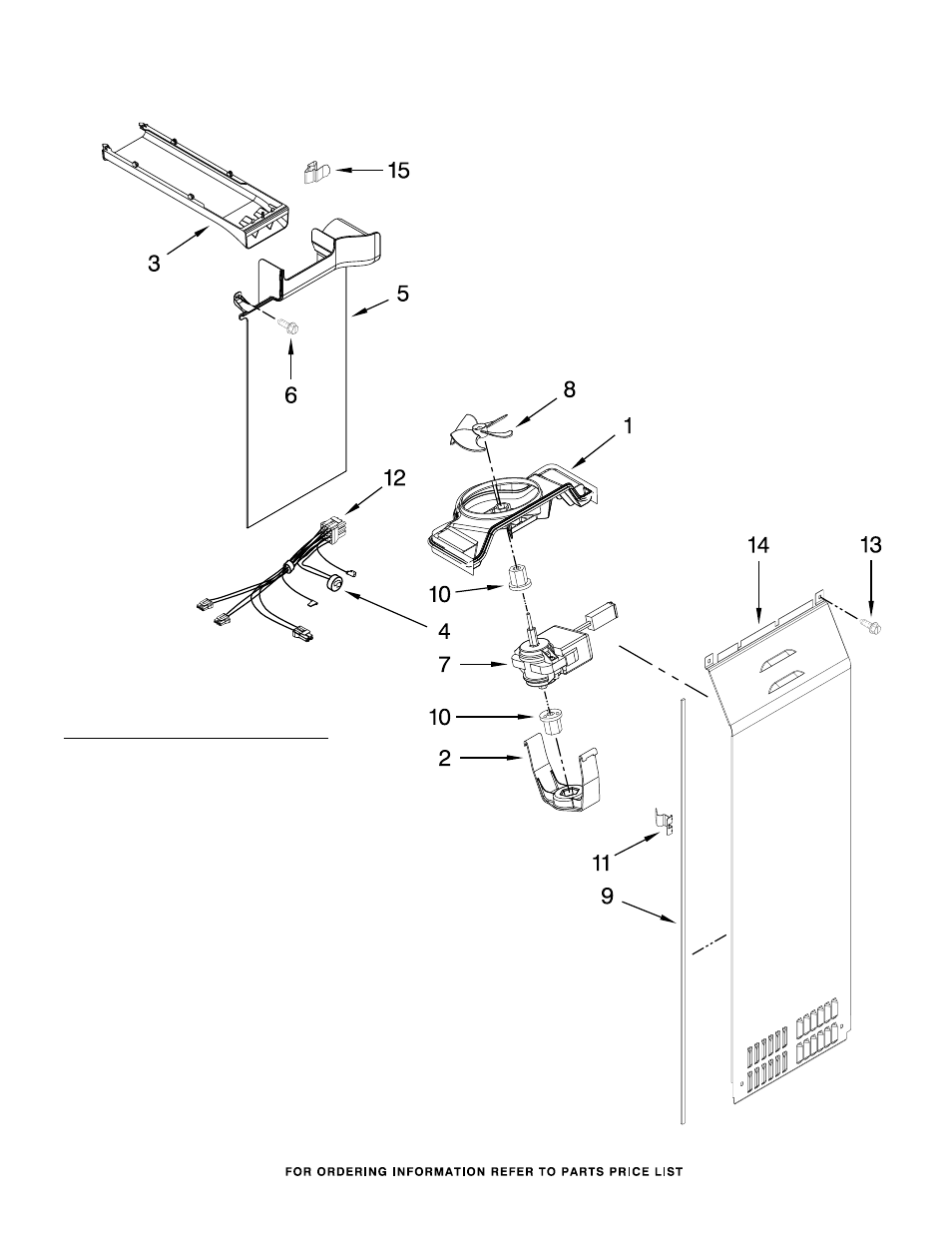 Air flow, Air flow parts | Whirlpool GSC25C6EYY User Manual | Page 19 / 20