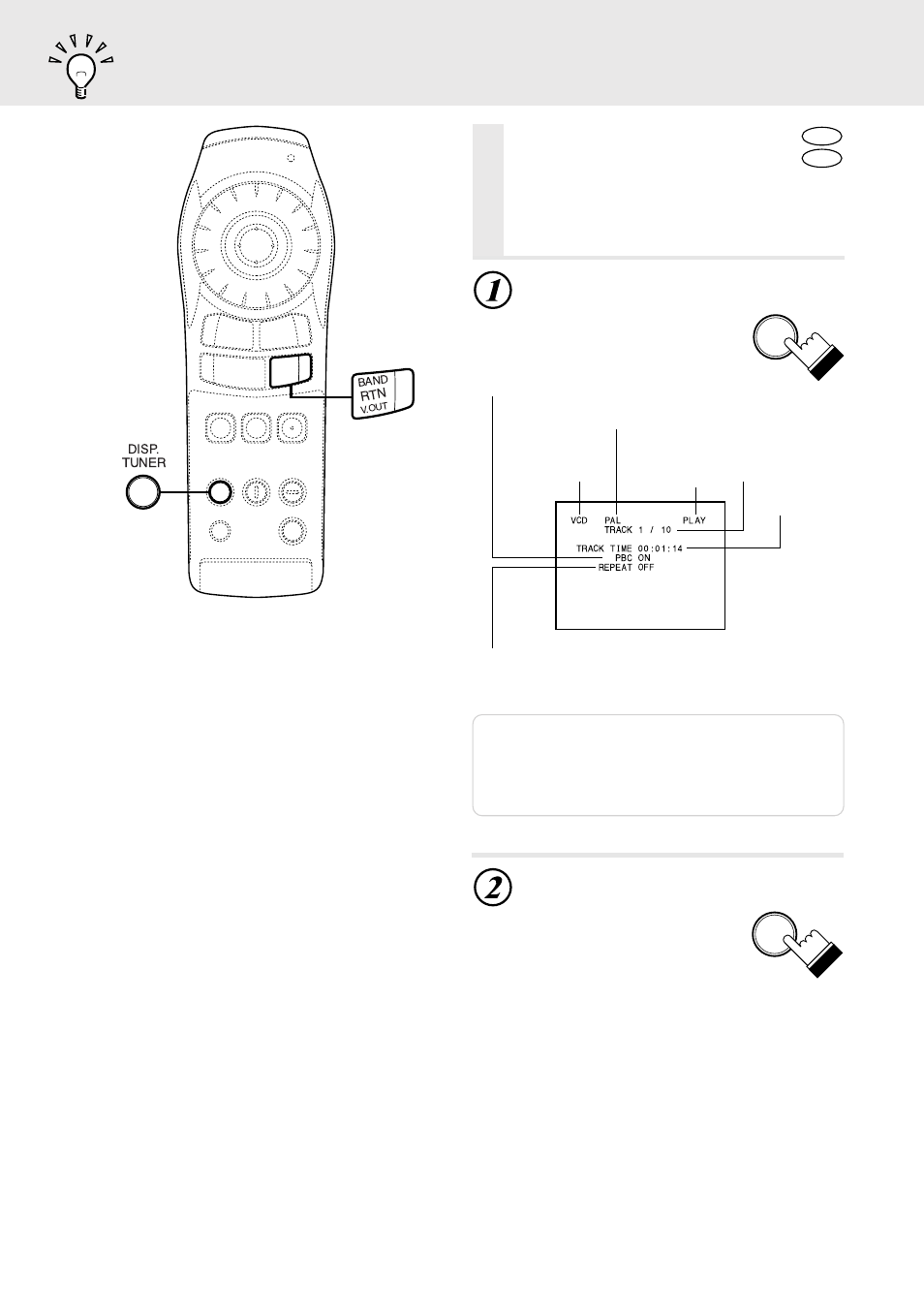 Displaying the disc status, During playback, press “disp, Press “disp.” once more to turn the display off | Alpine DVD/VIDEO CD/ DVA-5205E User Manual | Page 22 / 72