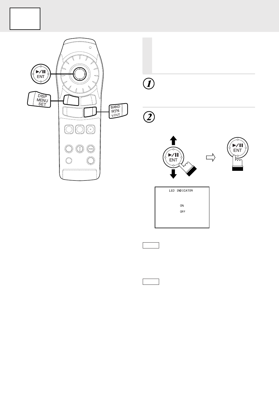 Set up, Changing the led indicator setting | Alpine DVD/VIDEO CD/ DVA-5205E User Manual | Page 34 / 72