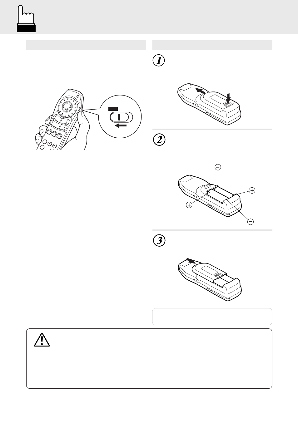 Warning, When using remote control replacing the batteries, When using remote control | Alpine DVD/VIDEO CD/ DVA-5205E User Manual | Page 8 / 72