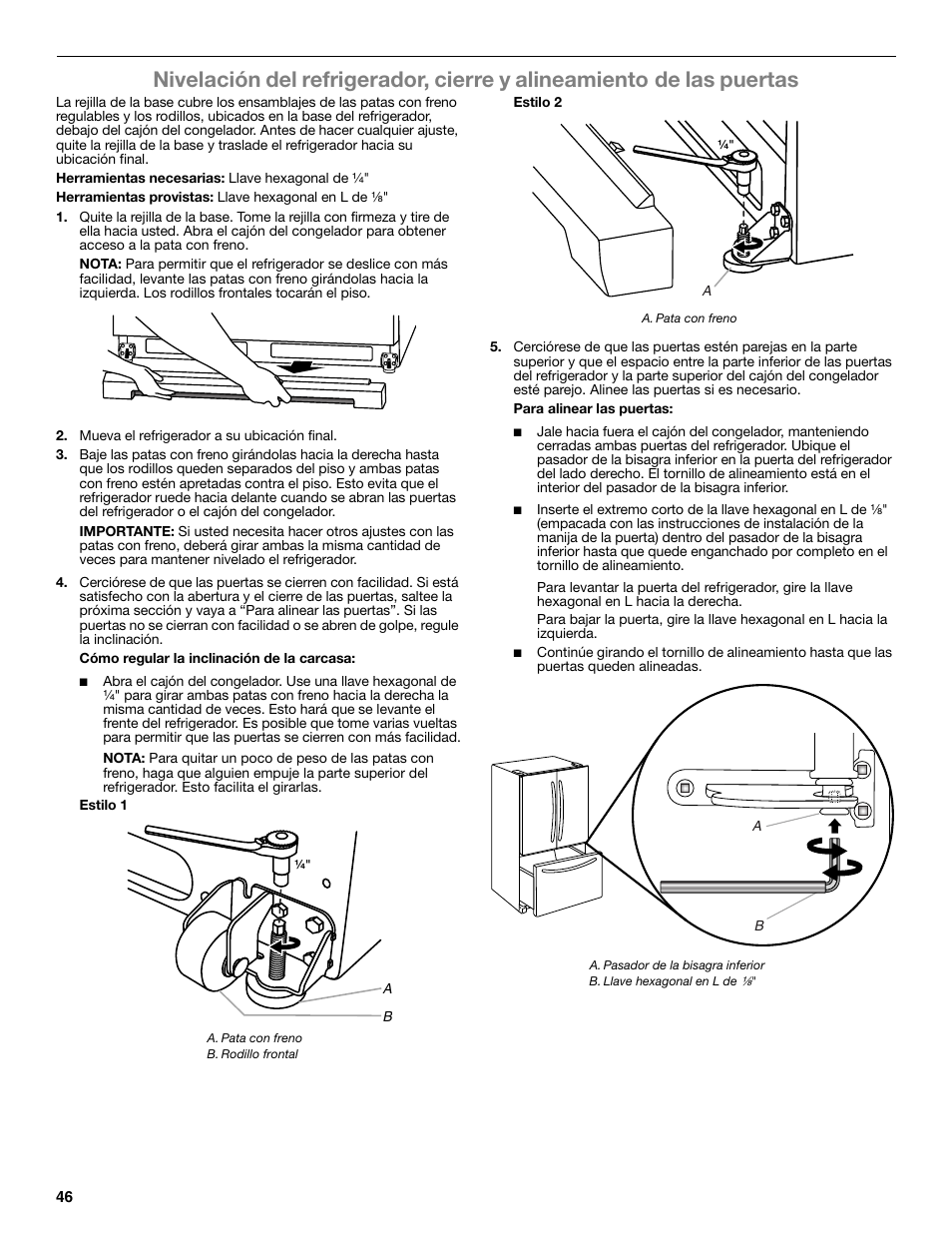 Whirlpool WRF991BOOM User Manual | Page 46 / 108