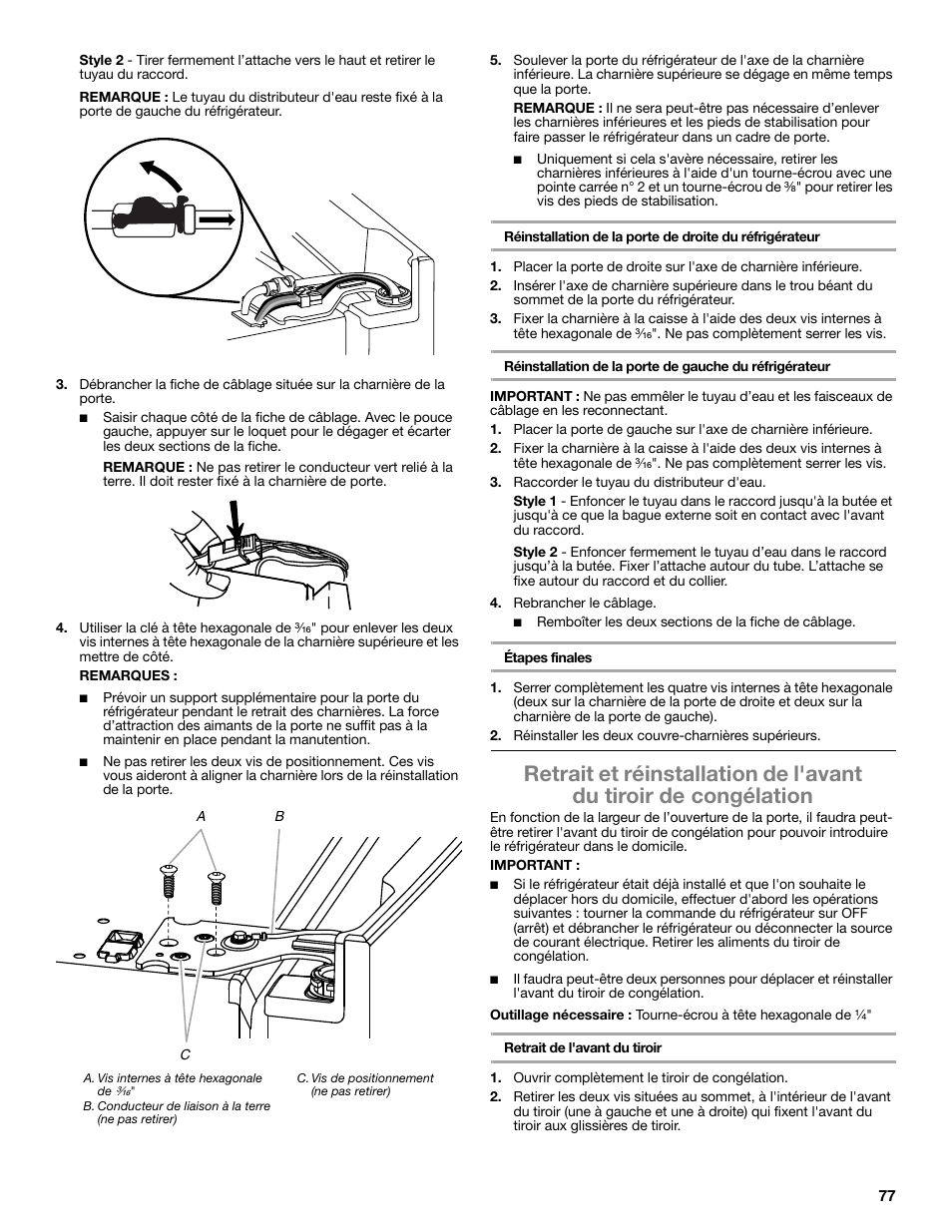 Whirlpool WRF991BOOM User Manual | Page 77 / 108