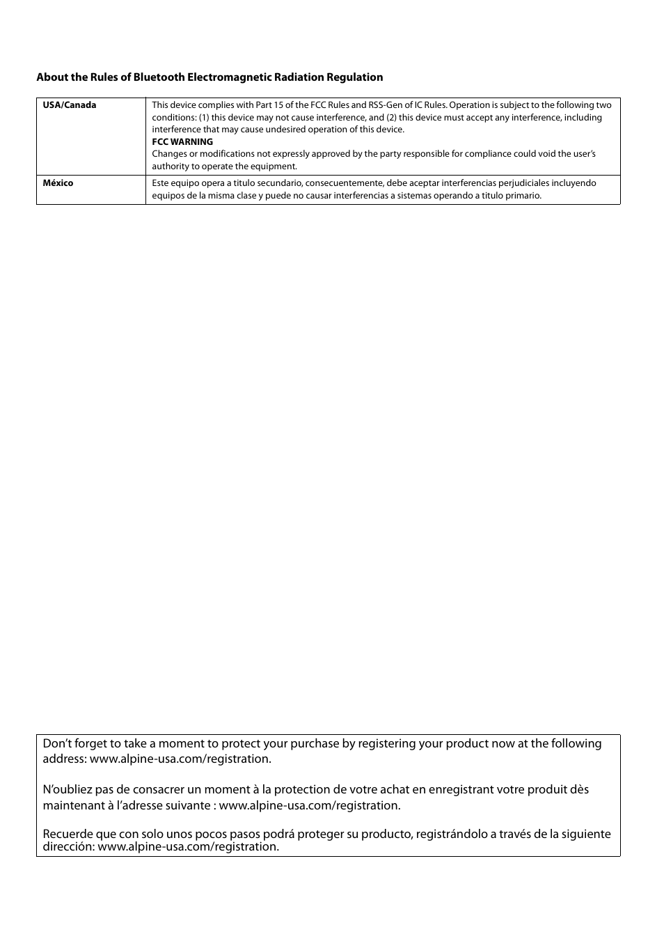 Alpine Bluetooth CD Receiver CDE-136BT User Manual | Page 45 / 45