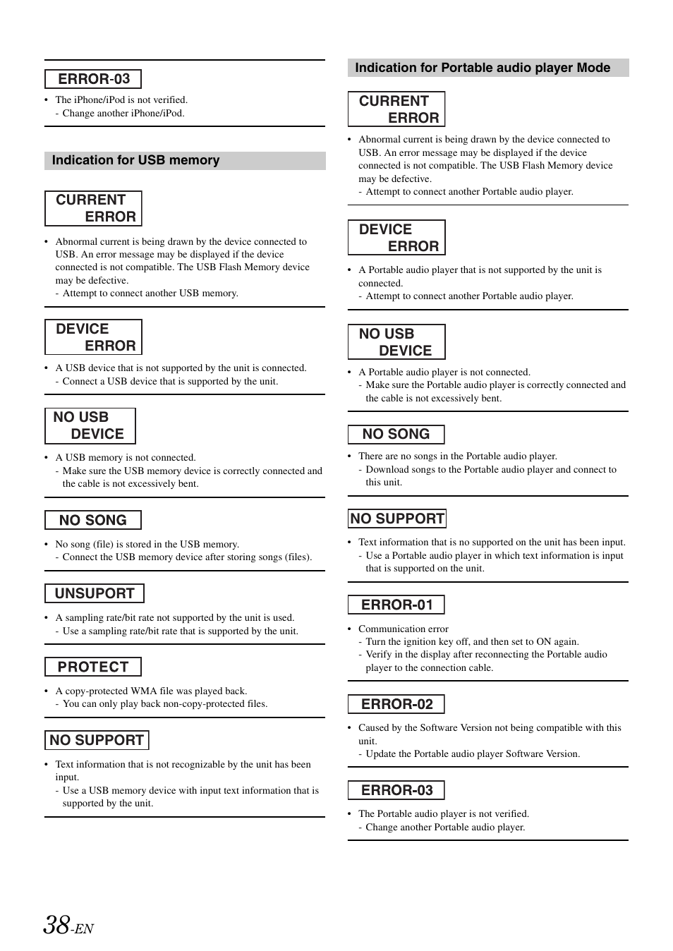 Alpine IDA-X303 User Manual | Page 40 / 48