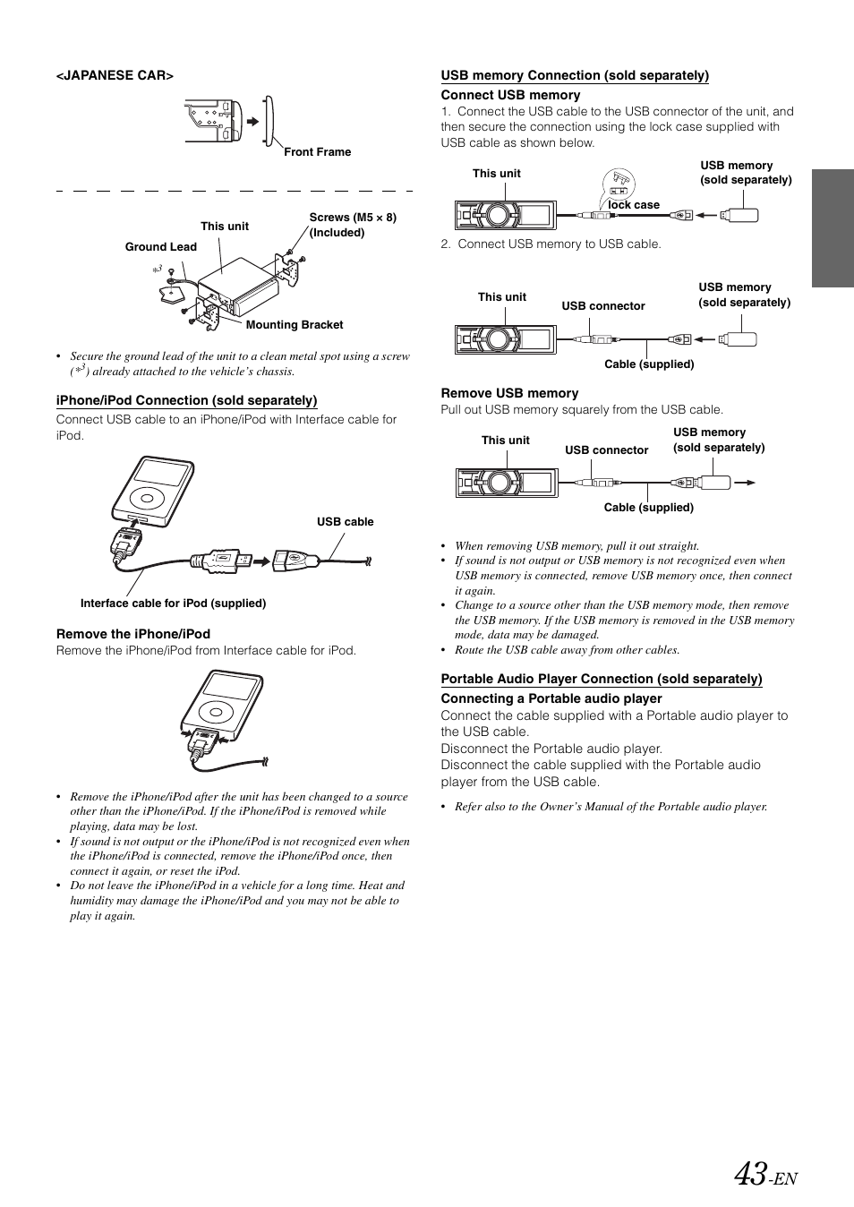 Alpine IDA-X303 User Manual | Page 45 / 48