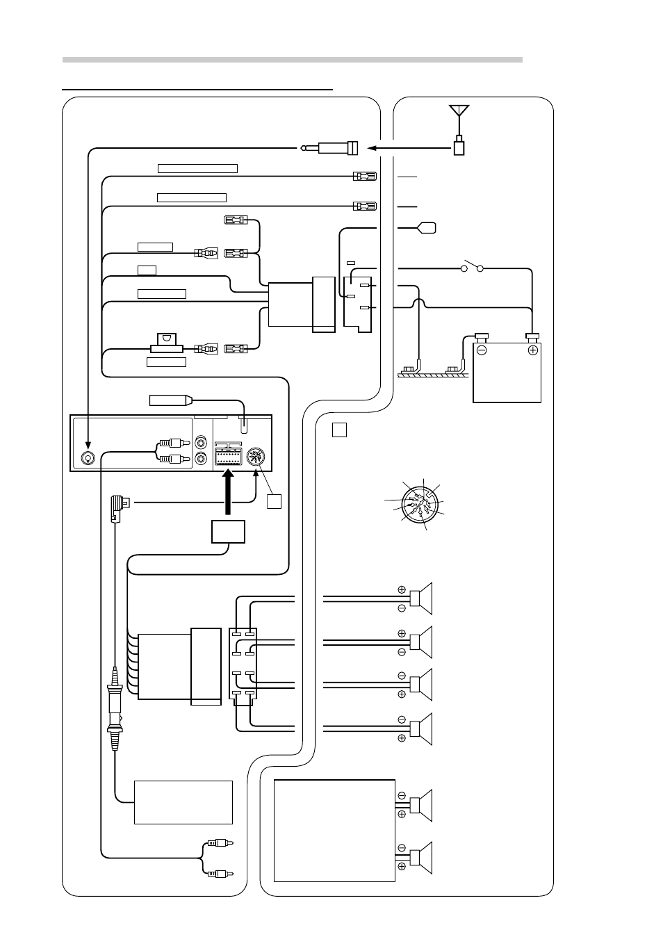 Installation and connections, Connections | Alpine TDM-7581R User Manual | Page 24 / 26