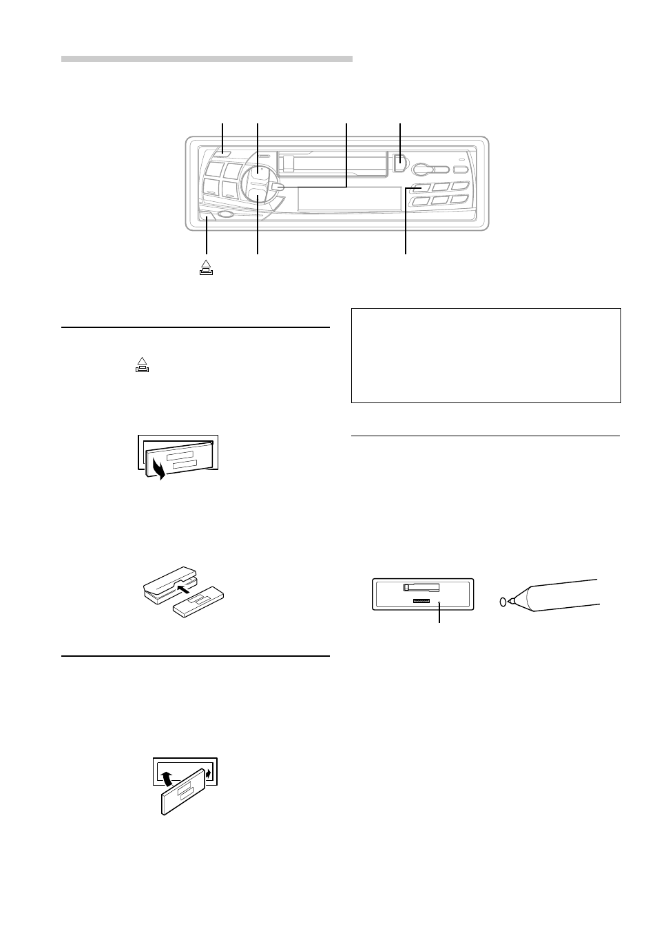 Basic operation, Detaching the front panel, Attaching the front panel | Initial system start-up | Alpine TDM-7581R User Manual | Page 6 / 26