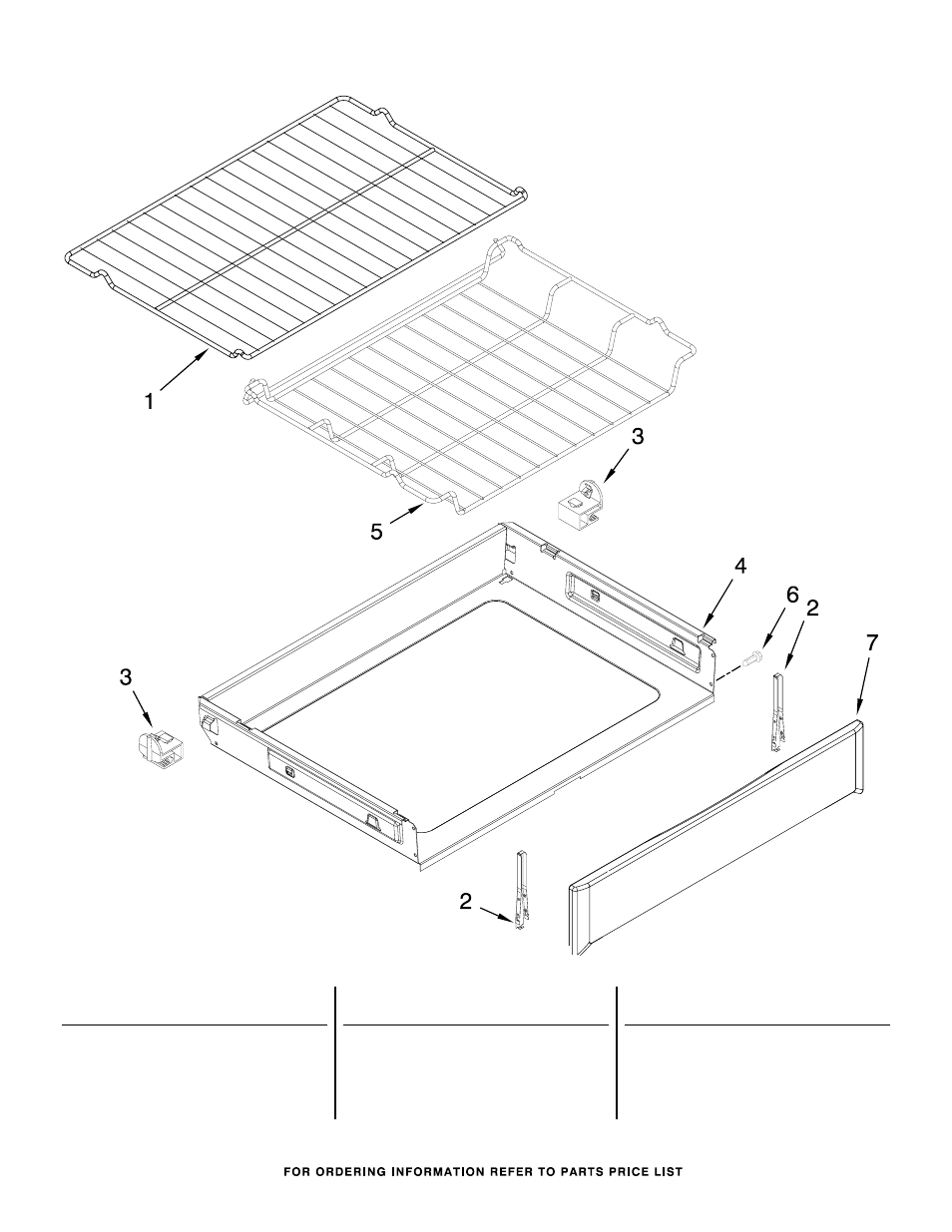 Drawer & broiler, Drawer & broiler parts | Whirlpool WFG540H0AS User Manual | Page 8 / 9