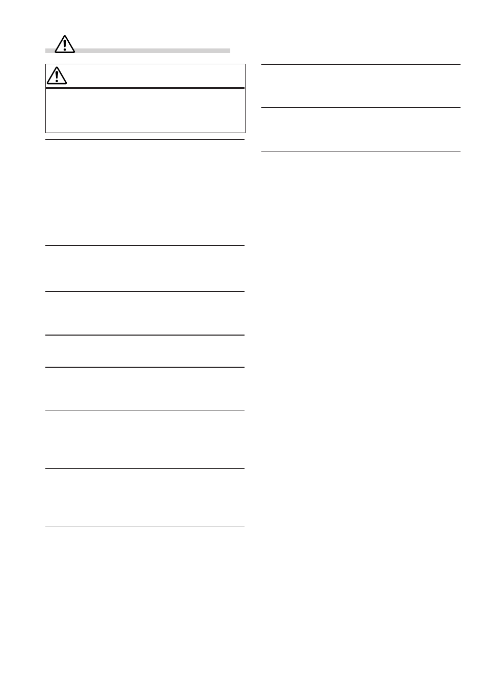 Warning | Alpine TME-M790 User Manual | Page 4 / 24