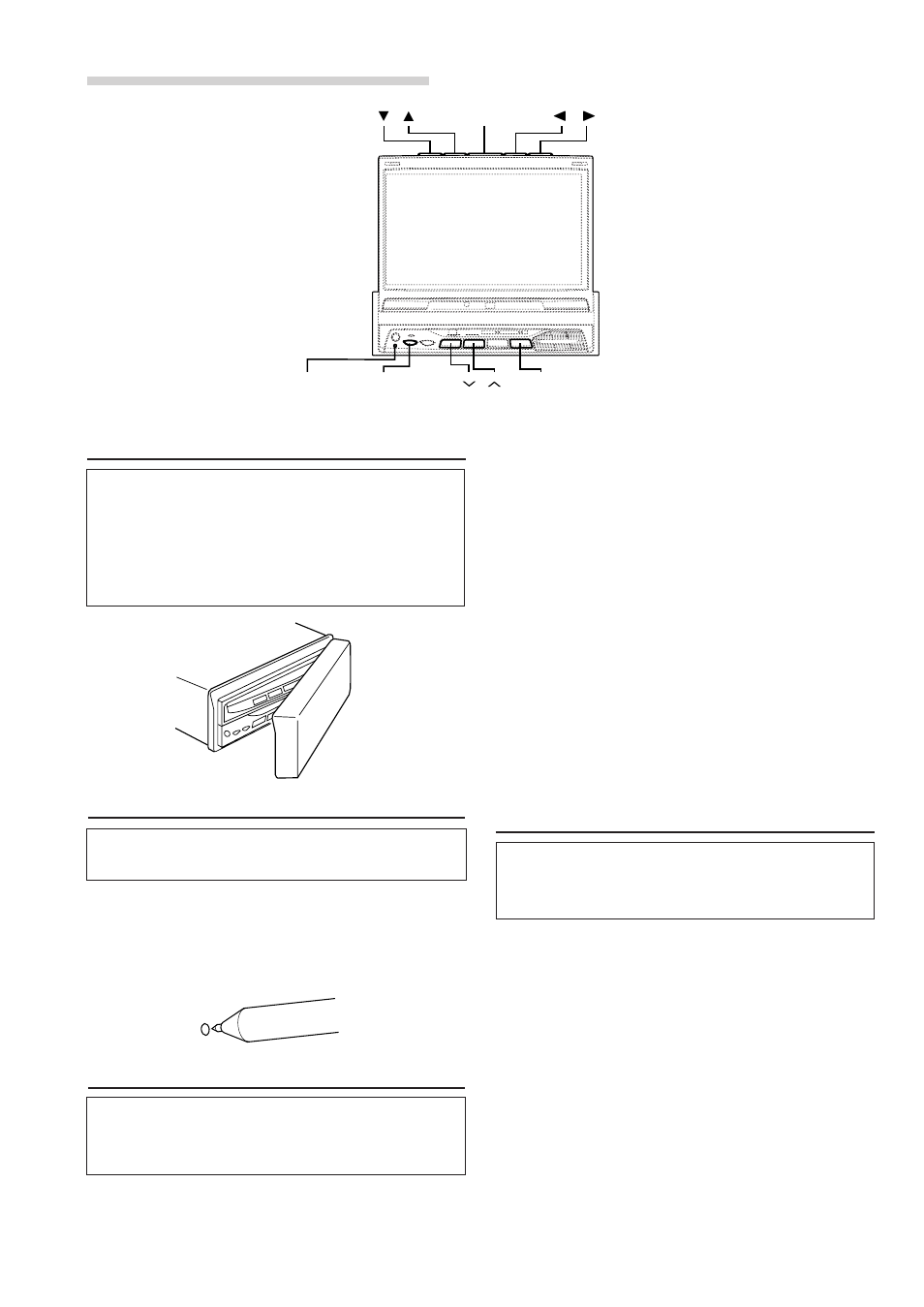 Basic operations, Using face cover, Lowering the monitor | Initial system start-up, Raising the monitor | Alpine TME-M790 User Manual | Page 6 / 24