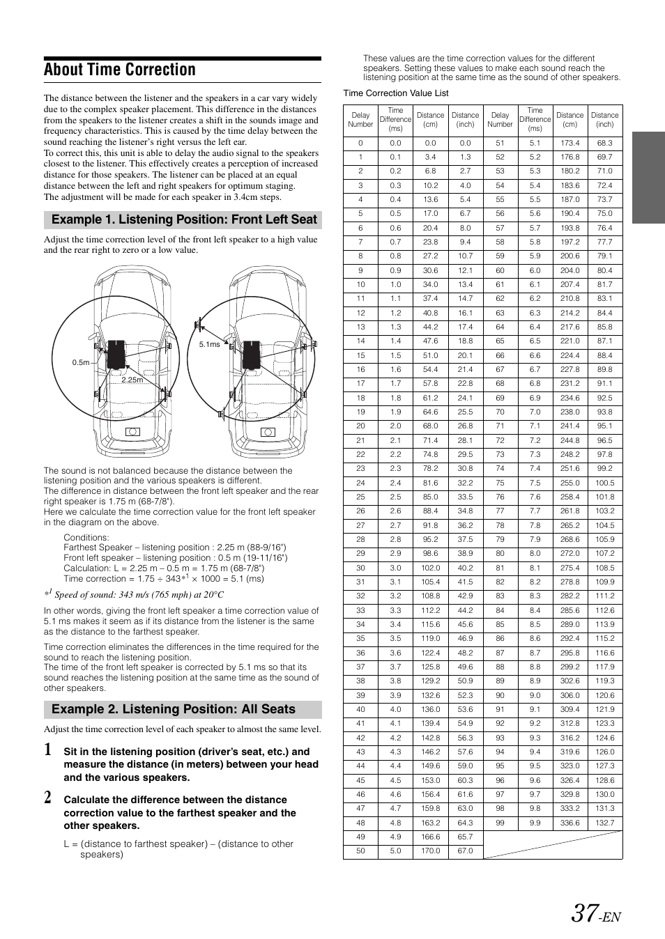 About time correction | Alpine iDA-X305S User Manual | Page 39 / 50