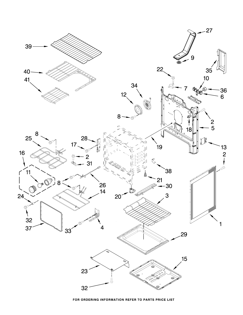 Chassis, Chassis parts | Whirlpool WFE720H0AS User Manual | Page 3 / 7