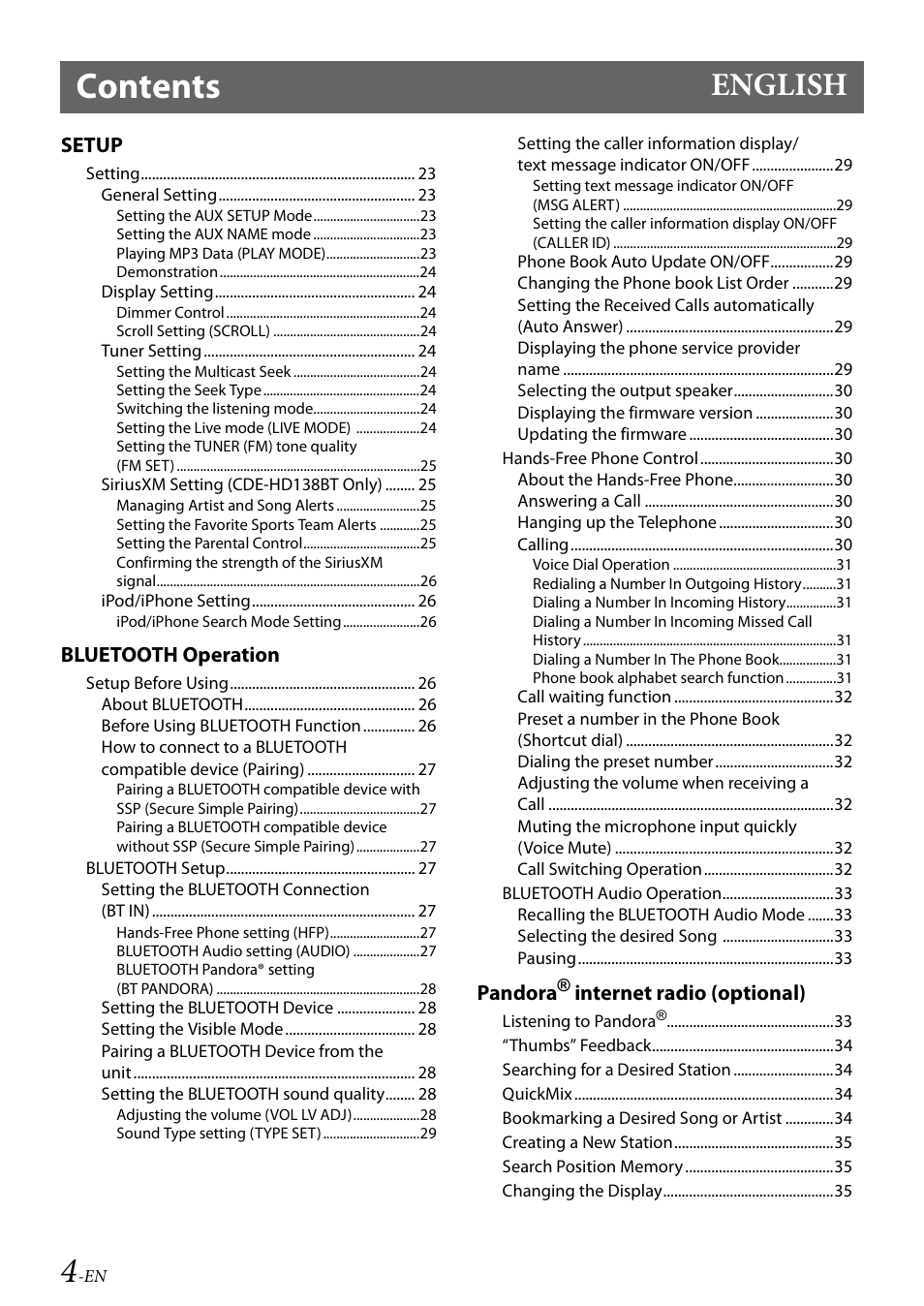 Alpine 68-21627Z10-A User Manual | Page 4 / 53