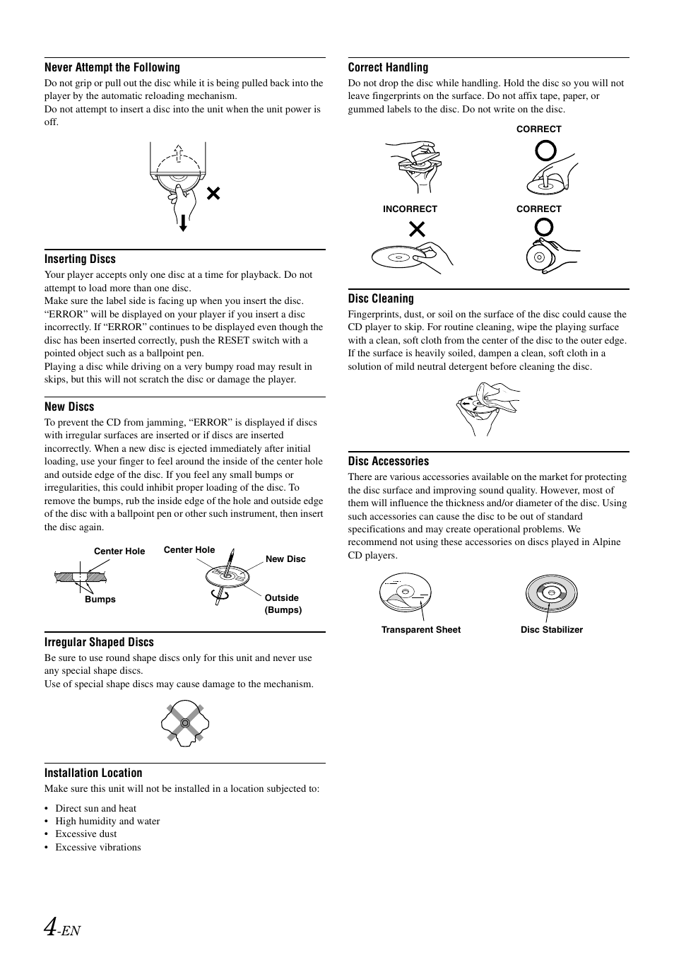 Alpine cda-9884 User Manual | Page 6 / 131