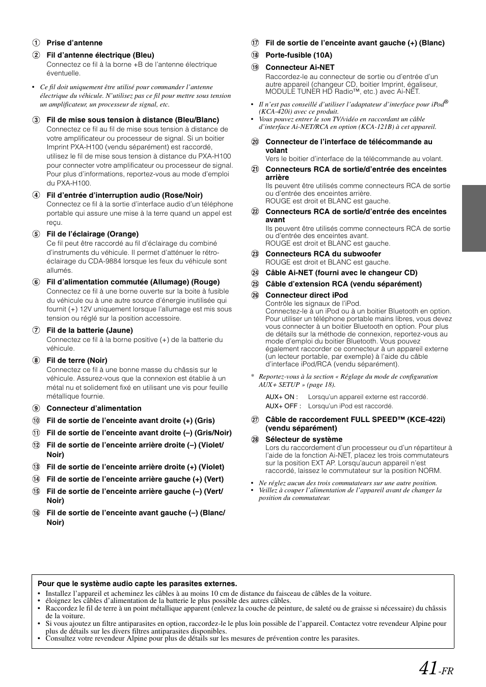 Alpine cda-9884 User Manual | Page 87 / 131