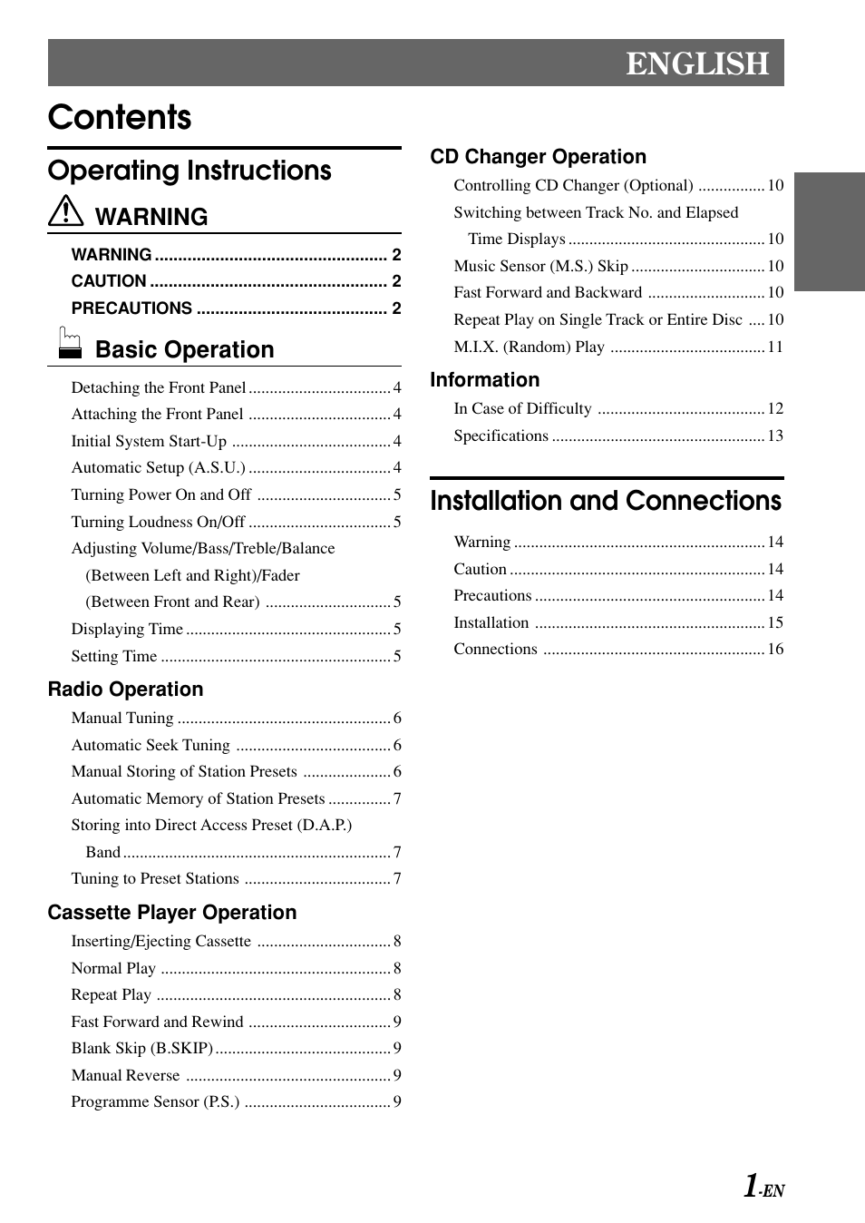 Alpine TDM-7580E User Manual | Page 3 / 19