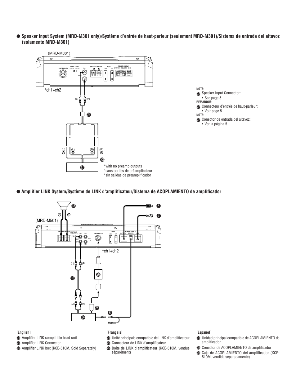 Español français english, Mrd-m501) | Alpine MRD-M501 User Manual | Page 19 / 20