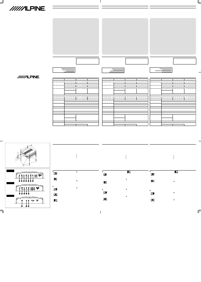 Mrp-f320, Mrp-f200, Mrp-t130 | Alpine V-Power MRP-F320 User Manual | Page 2 / 10