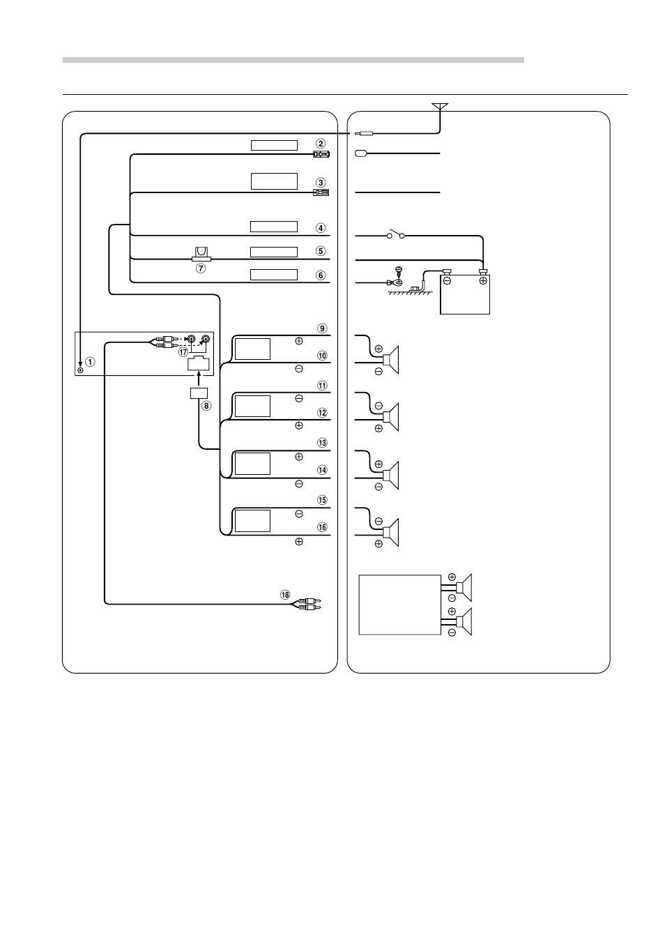 Installation and connections, Connections | Alpine CDE-7856 User Manual | Page 20 / 64