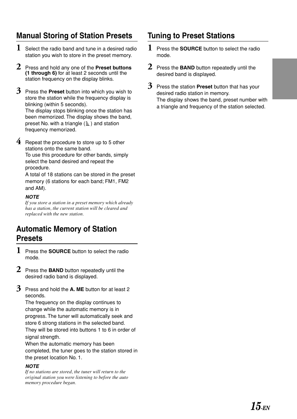 Alpine CDA-7875 User Manual | Page 17 / 36