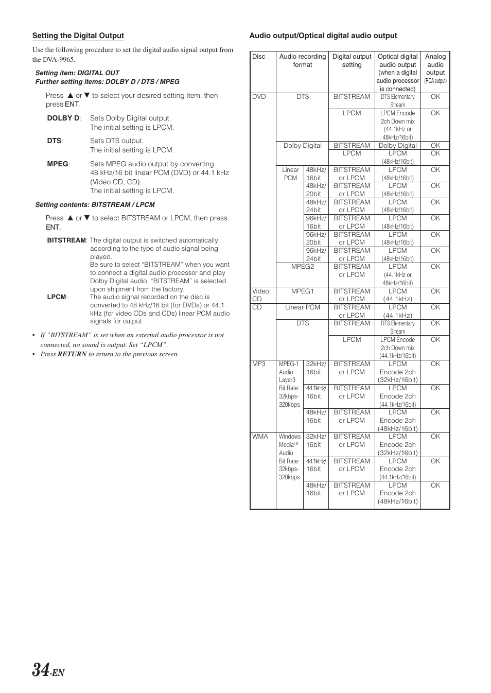 Alpine DVA-9965 User Manual | Page 36 / 79