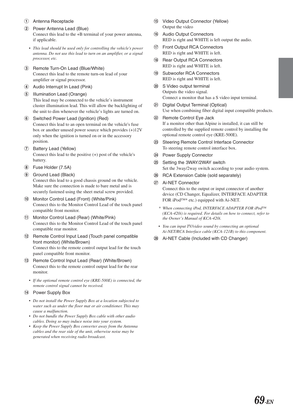 Alpine DVA-9965 User Manual | Page 71 / 79
